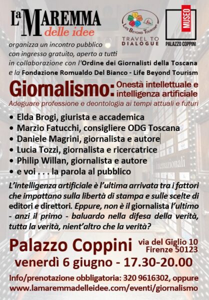 Manifesto Flyer – 23.05.2025 Giornalismo