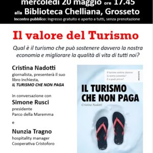 Manifesto Il valore del Turismo - Biblioteca Comunale Chelliana