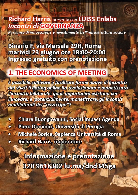 Manifesto The Economics of Meeting – Il Valore dell’Incontro - Binario F